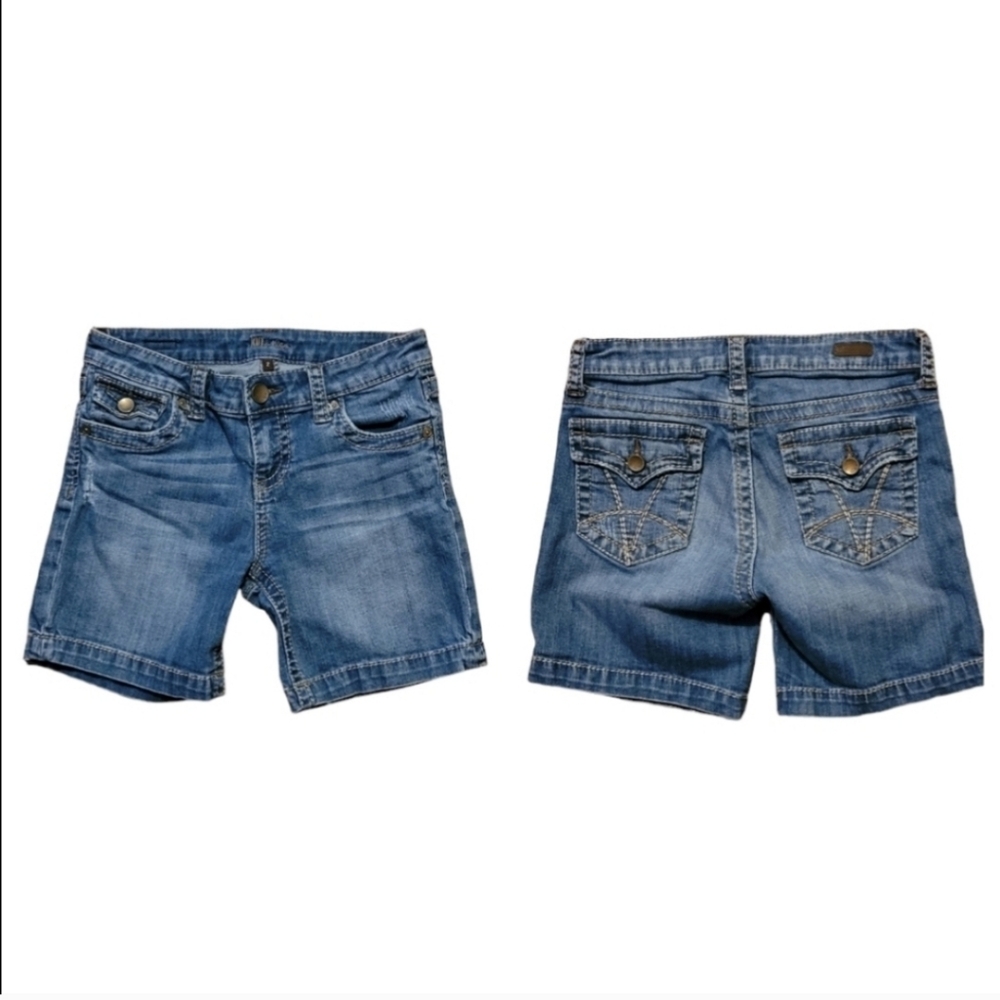 Kut From The Kloth Mid Thigh Jean Shorts Sz 2